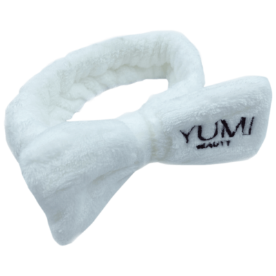 YUMI™ Lashes & Brows -rusettipanta valkoinen